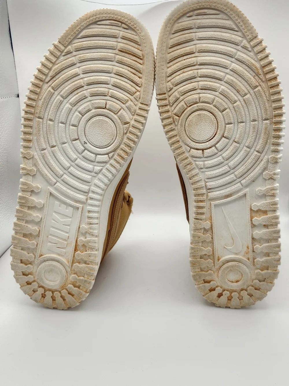 Size 8 - Nike Court Vision Winter Mid Elemental Gold